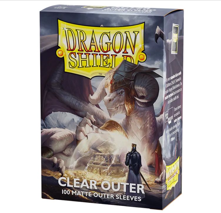 Dragon Shield Outer Sleeves Matte Clear Standard Size