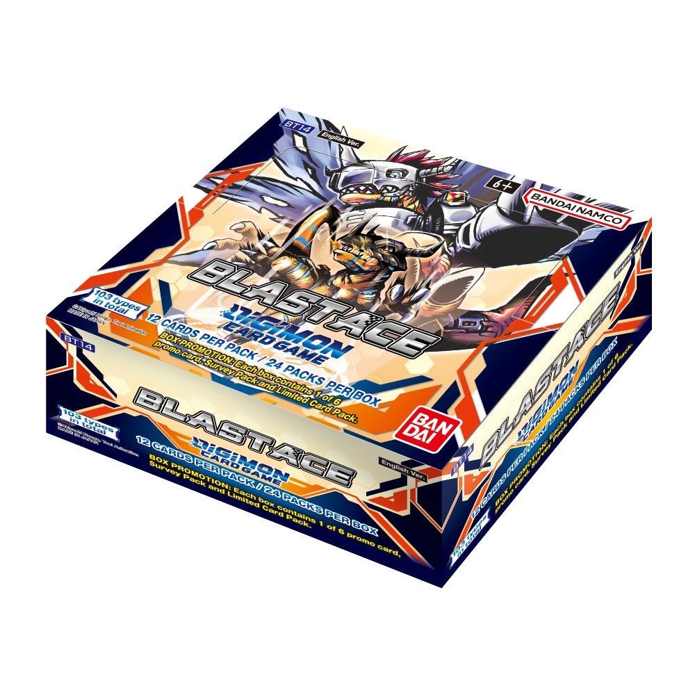 Digimon Card Game Blast Ace BT14 Booster Display