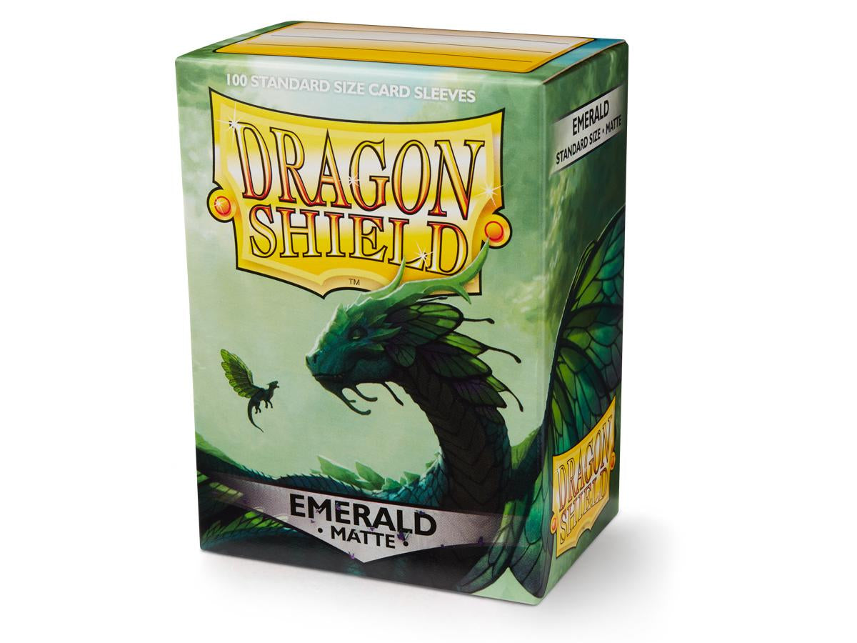 Dragon Shield - Box 100 - Emerald MATTE