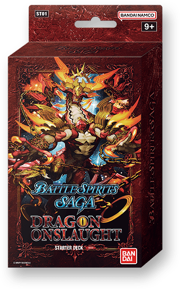 Battle Spirits Saga Card Game Starter Deck Dragon Onslaught Display (ST01)